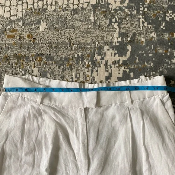 H&M White Linen Blend Pants - Picture 7 of 10